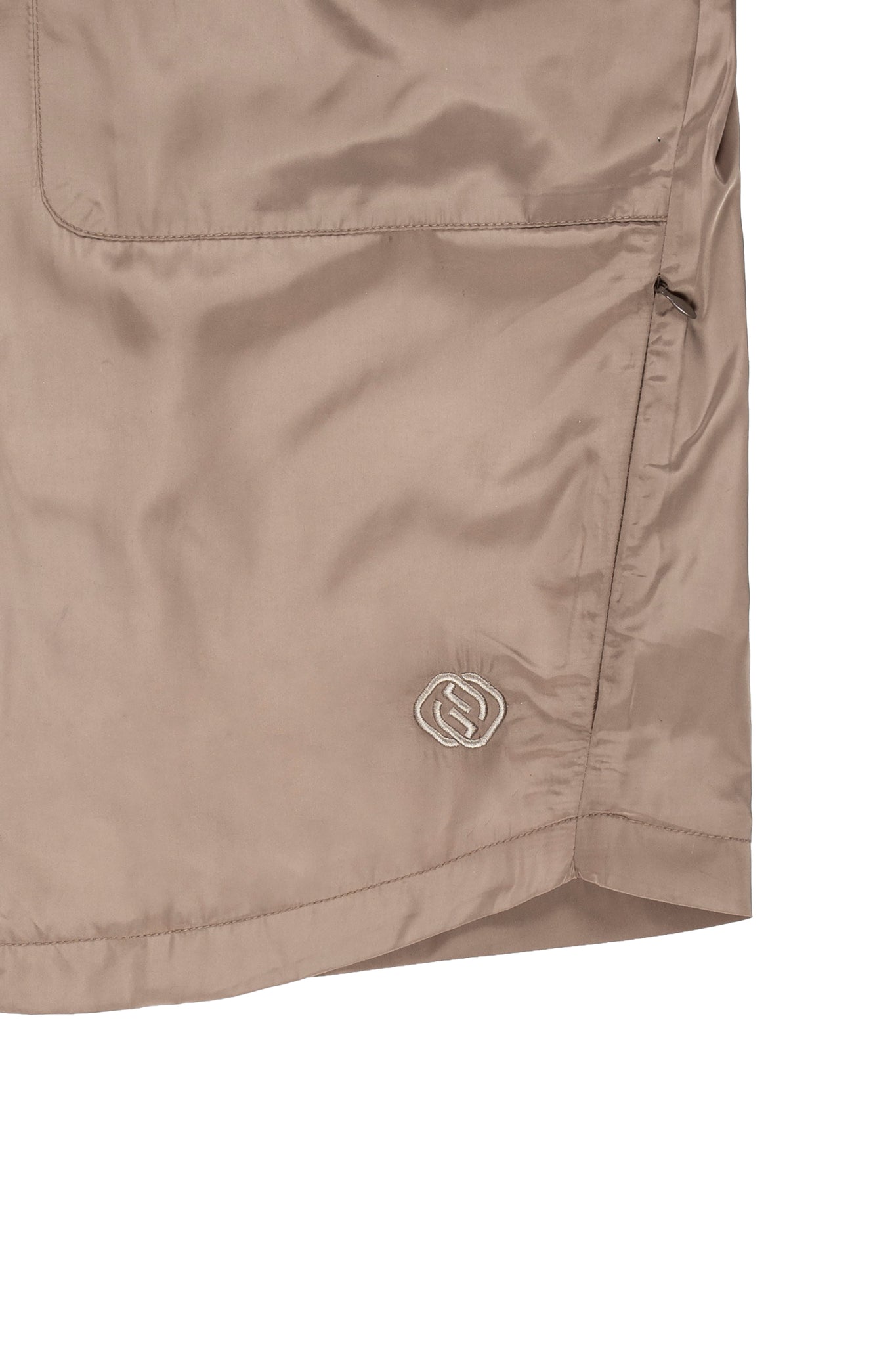 Remini Zip-up Jacket in Brown