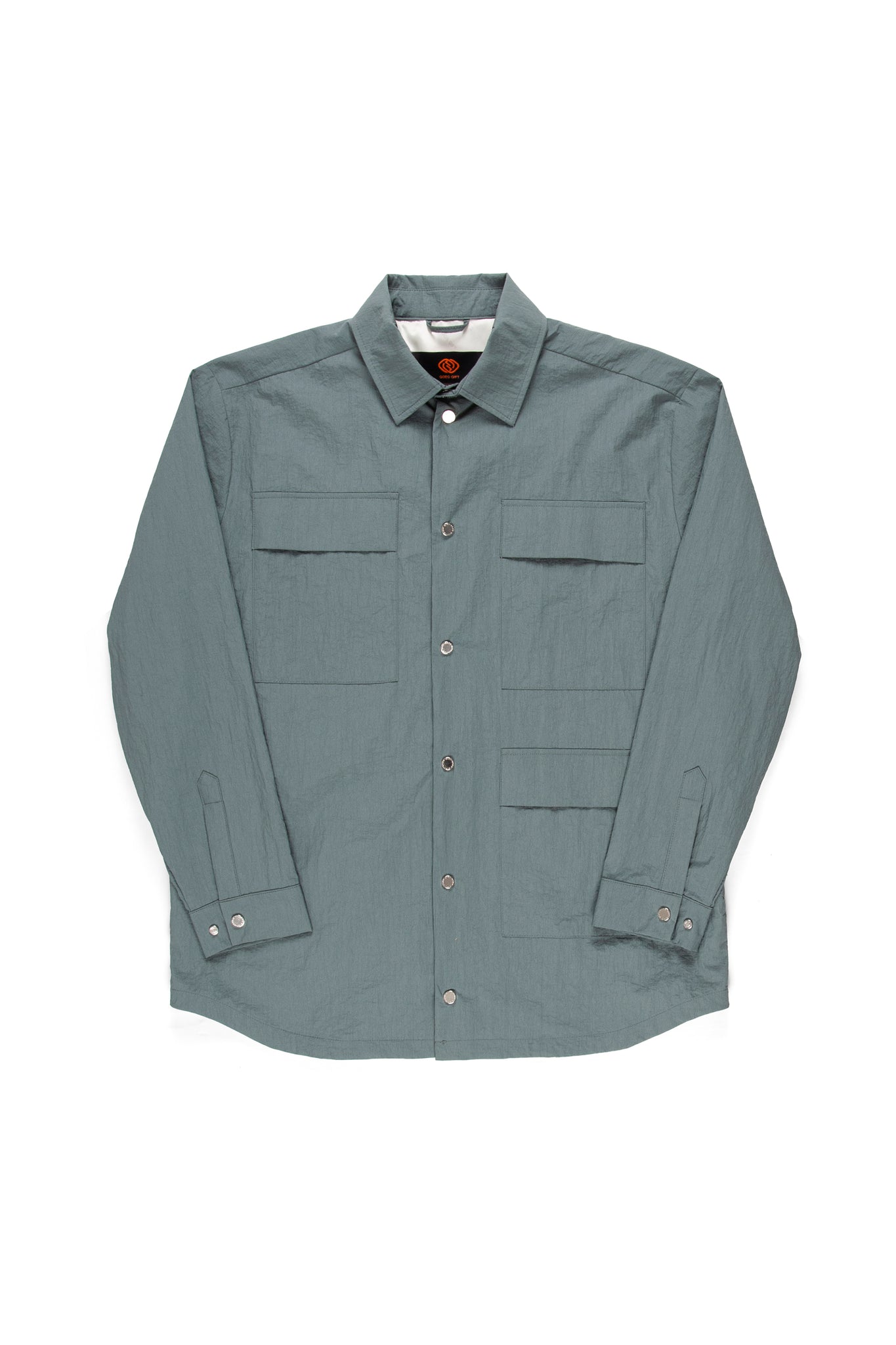 Arezzo Woven Pocket Shirt in Green